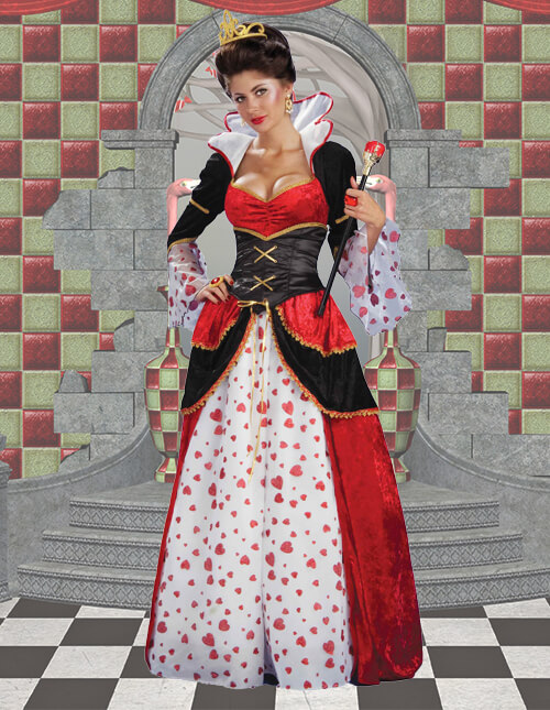 Women's Queen of Hearts Costume Women's Queen of Hearts Costume