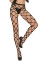 Women's Seamless Diamond Lace Pattern Tights