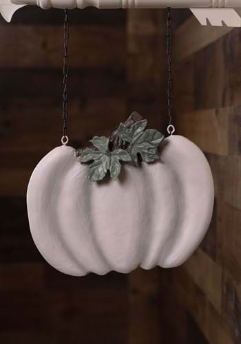 10" Inch Whitewashed Pumpkin Arrow Figure