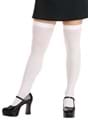 Opaque White Thigh High Tights