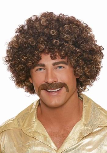 Adult Brown Disco Wig