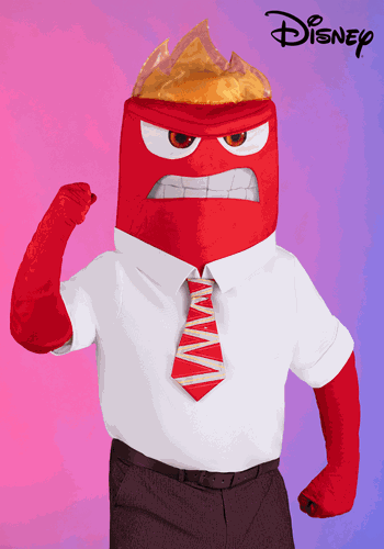 Plus Size Disney and Pixar Anger Costume