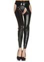 Womens Liquid Latex Suspender Leggings
