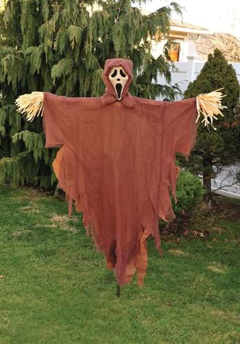 5FT Ghost Face Scarecrow Yard Decoration